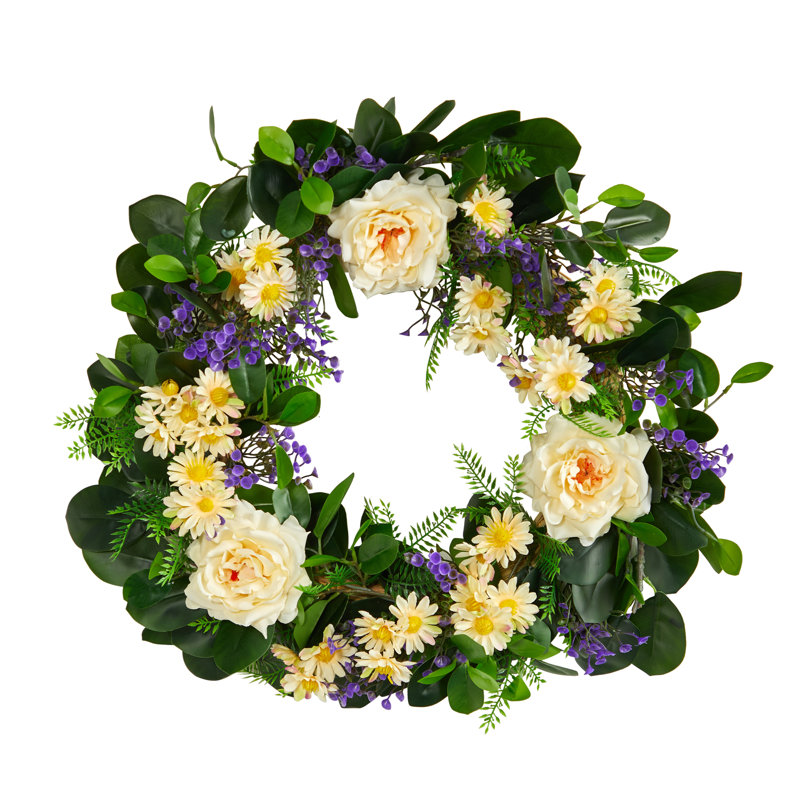 Faux Polyester 22'' Wreath