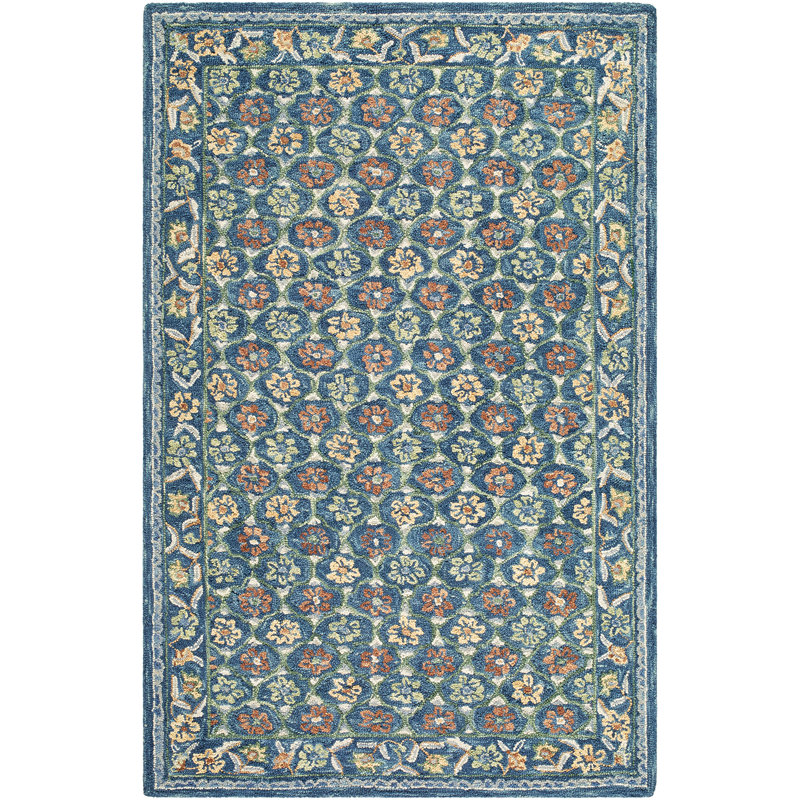 Moroccan Wool Hand Tufted Area Rug, Rectangle 200 x 275 cm