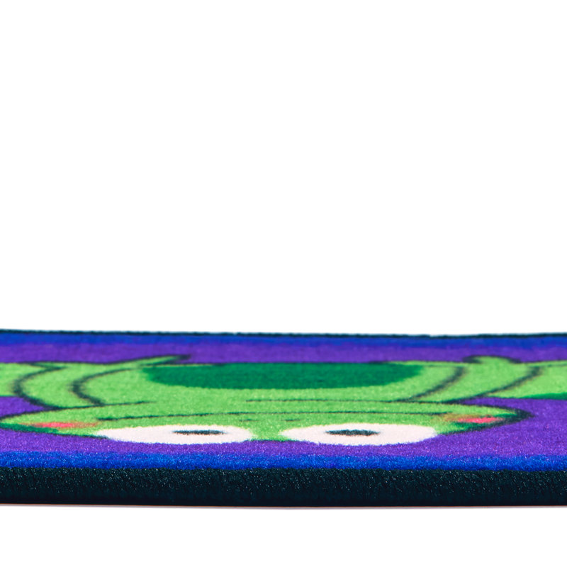 Tapis touffeté multicolore à motif de places assises pour enfants