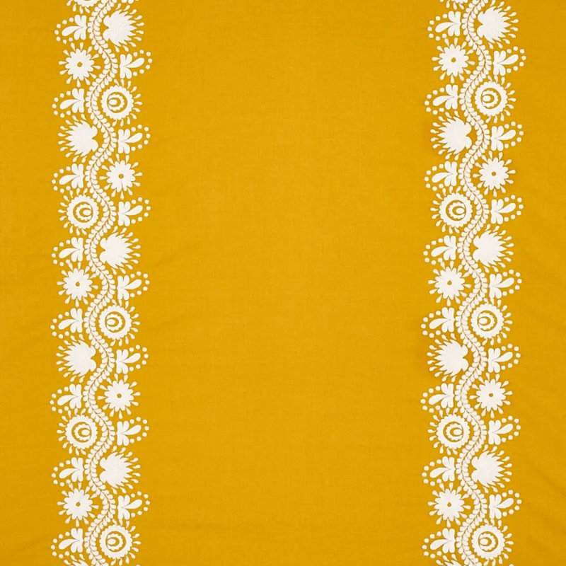 Tissu de broderie Theodora, Safran