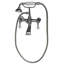 Griffin 61.25'' x 30.5'' Freestanding Soaking Cast Iron Bathtub with Faucet