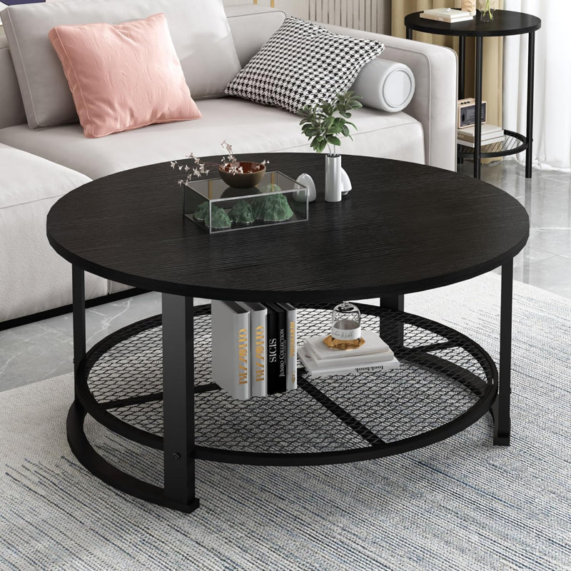 Ensemble de tables basses 3 pièces Modern, Noir