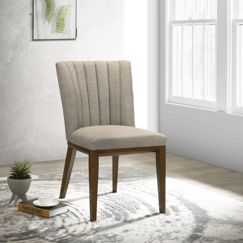 Chaise d'appoint Keyonn, Crème