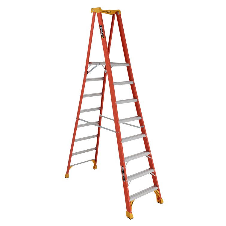 Louisville Ladder 8' Fiberglass Step Ladder, 250-lb Capacity, W-3118-08