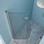 Porte de douche en verre trempé l 36 po x H 72 po - Teinture, corrosion