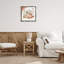 «Happy Autumn Labrador», art mural sur toile par Mary Urban