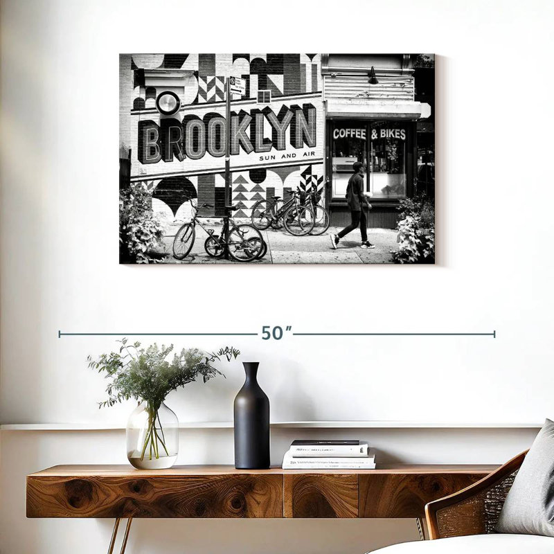 Nicci Brooklyn Coffee, 24" H x 36" W