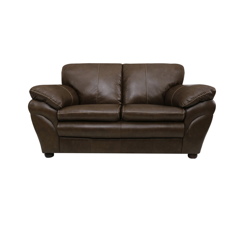 Upholstered 65'' Loveseat, Chestnut