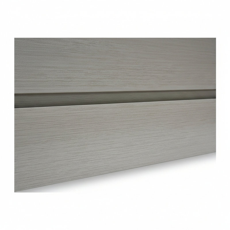 Jardinière rectangulaire en aluminium pour terrasse, couleur grise et brune, fonction de drainage, profondeur réglable, largeur de 18 po, largeur de 15 pots avec abat-jour, matériau en aluminium, longue durée, ton de bois