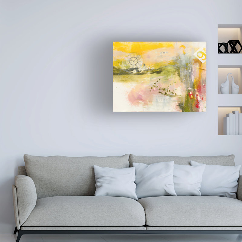 Art mural sur toile tendue - "Time to Spare" de Janet Itsne pour décoration de salon, de chambre à coucher ou de bureau - 24 x 32