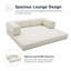 Canapé-lit 2 places 78,7 pouces multifonctionnel large (comprimé sous vide): mousse haute densité et velours côtelé à rayures fines - Canapé polyvalent pour se prélasser et dormir