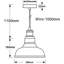 URBNLIVING 1 - Light Single Pendant-83022701