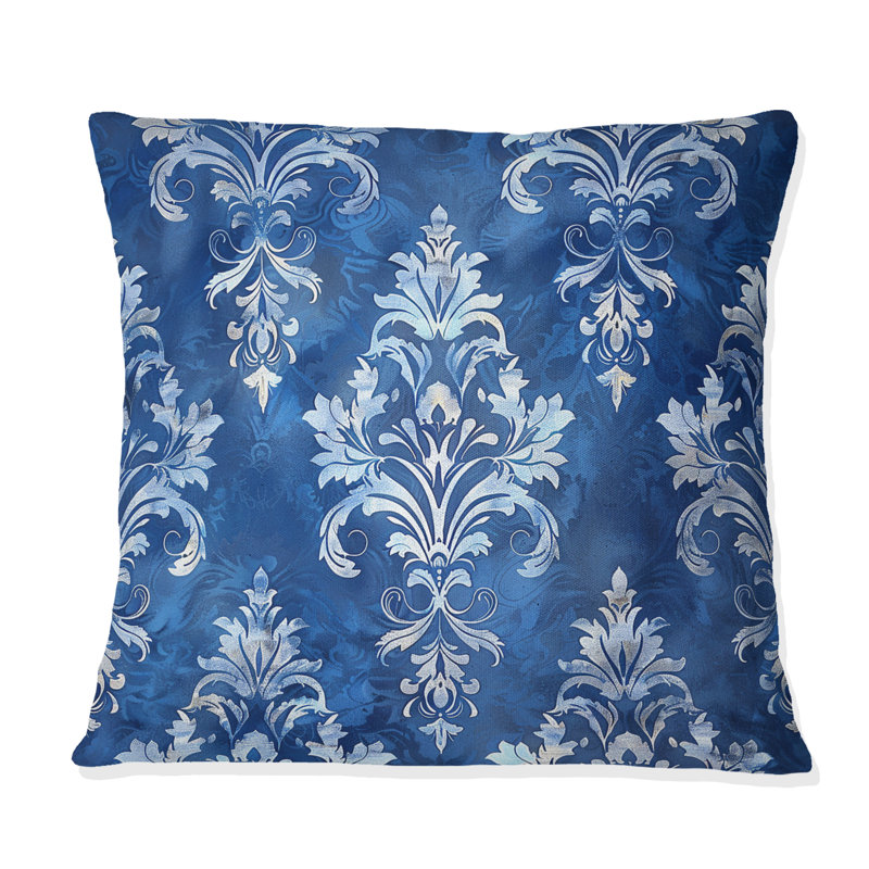 Coussin décoratif damassé Glamour - Glam, H 18 po x l 18 po