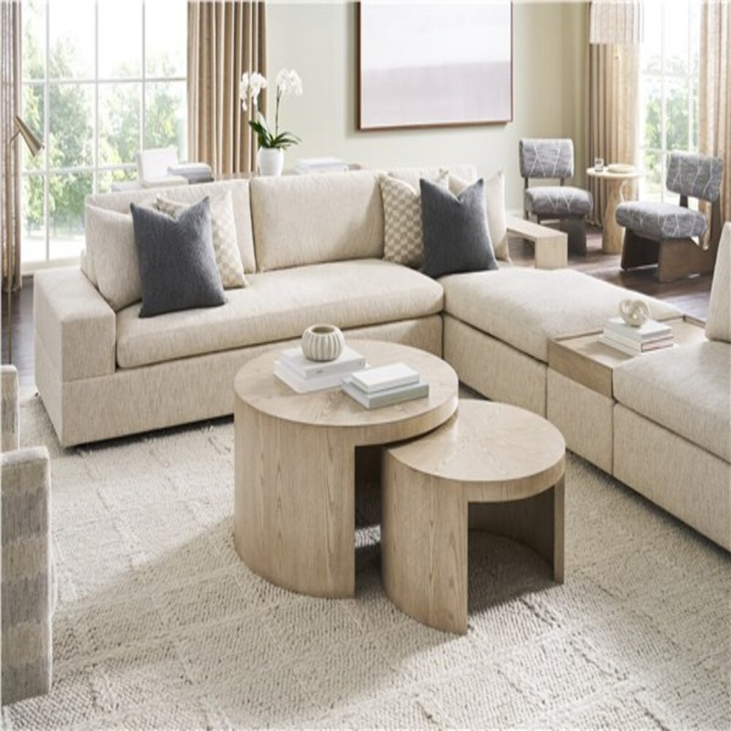 Vanguard Coffee Table, 19.5" H x 38" W x 38" D