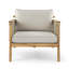 Fauteuil club d'extérieur, ensemble de 2