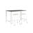 3 Pieces Monoco Farmhouse Counter Bistro