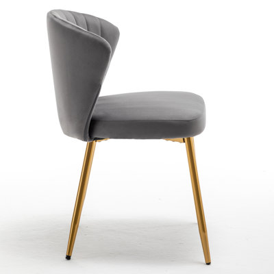 Raffinee Velvet Slipper Chair