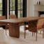 Round Off 88'' Solid Wood Dining Table-1019880259
