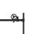 60" W x 76" H Sliding Frameless Shower Door in Matte Black with Clear Glass