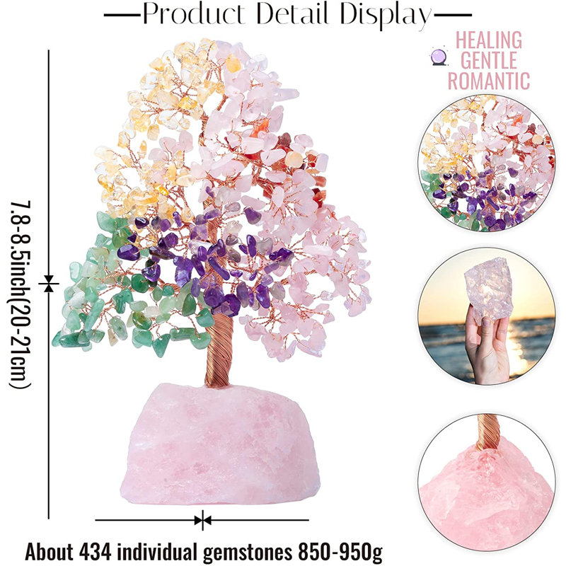 Arbre de cristal Chakra guérissant