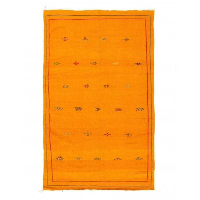 5'X8' Geometric Area Rug in Gold