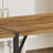 5-Piece Modern industrial Rectangular Wood Dining Set with Upholstered Chairs-2137543470-2137543468