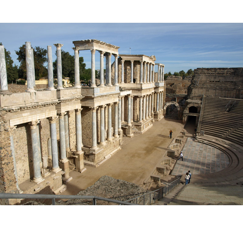 Ancient Roman Theater, 14'' H x 18'' W