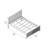  Rosenthal Solid Wood Slat Bed-1314693155-1314693159