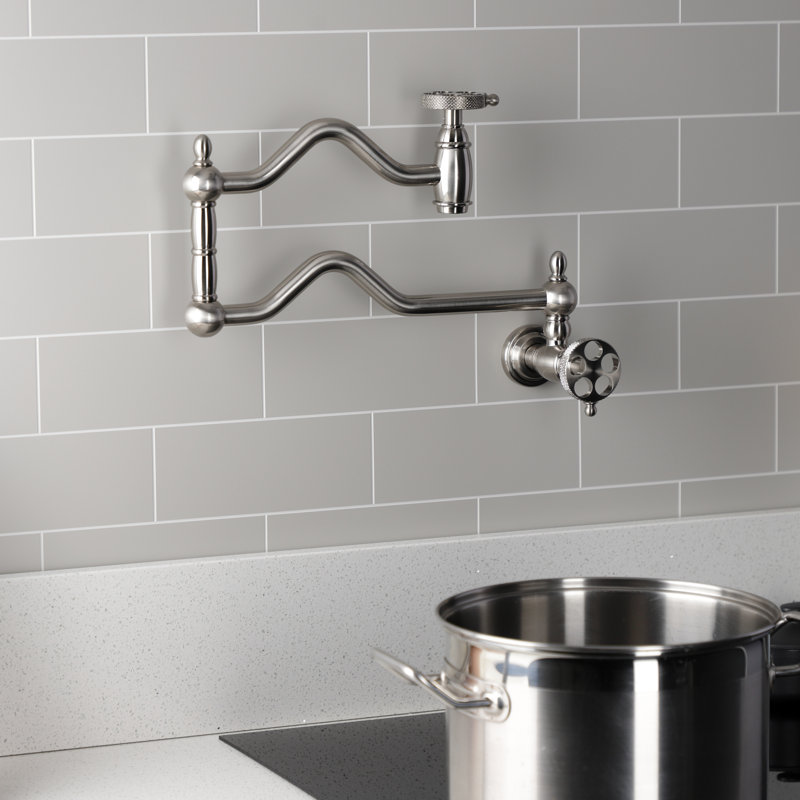 Robinet de cuisine Kingston Brass Webb, Nickel brossé