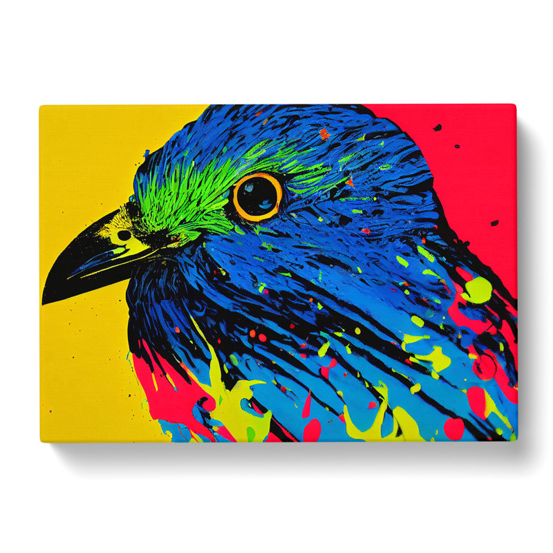 Bird Splash Vol.6 Abstract - Wrapped Canvas, 50cm H x 76cm W x 3cm D