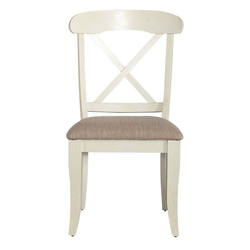 Quinta 18'' H Linen Upholstered Side Chair, Bisque