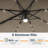 Destinnie 120'' Lighted Cantilever Umbrella-457697189