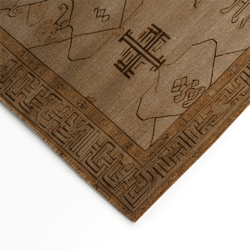 Tapis intérieur et extérieur ArtDeco, Rectangle 9 pi x 12 pi