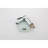 Chrome Single Hole Bathroom Faucet,Laundry Vanity Sink Faucet With Two 3/8" Hoses