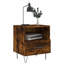 Erno 40cm W Iron Bedside Table-1422215012