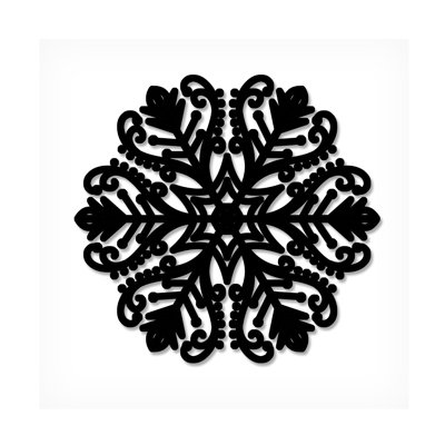 Bolog Sasha Snowflake I Canvas Art