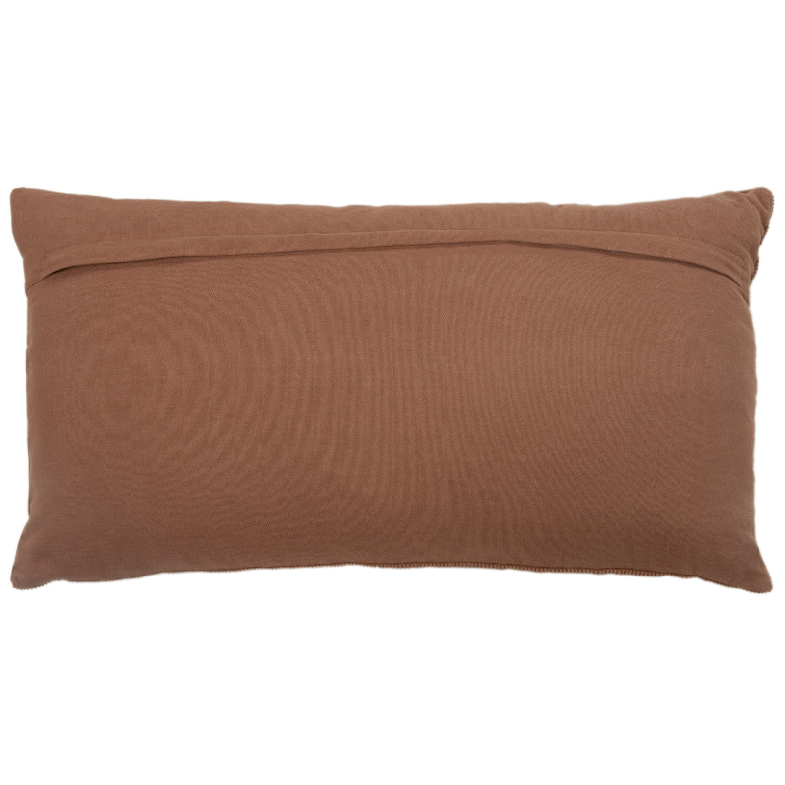 Brockett Textured Lumbar Throw Pillow, Brown
