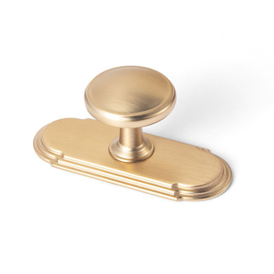 1.18" Mushroom - Shaped Single Hole Drawer Knob With Washer