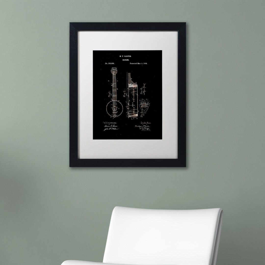 " Vintage Banjo Patent 1896 " by Claire Doherty 17 Stories