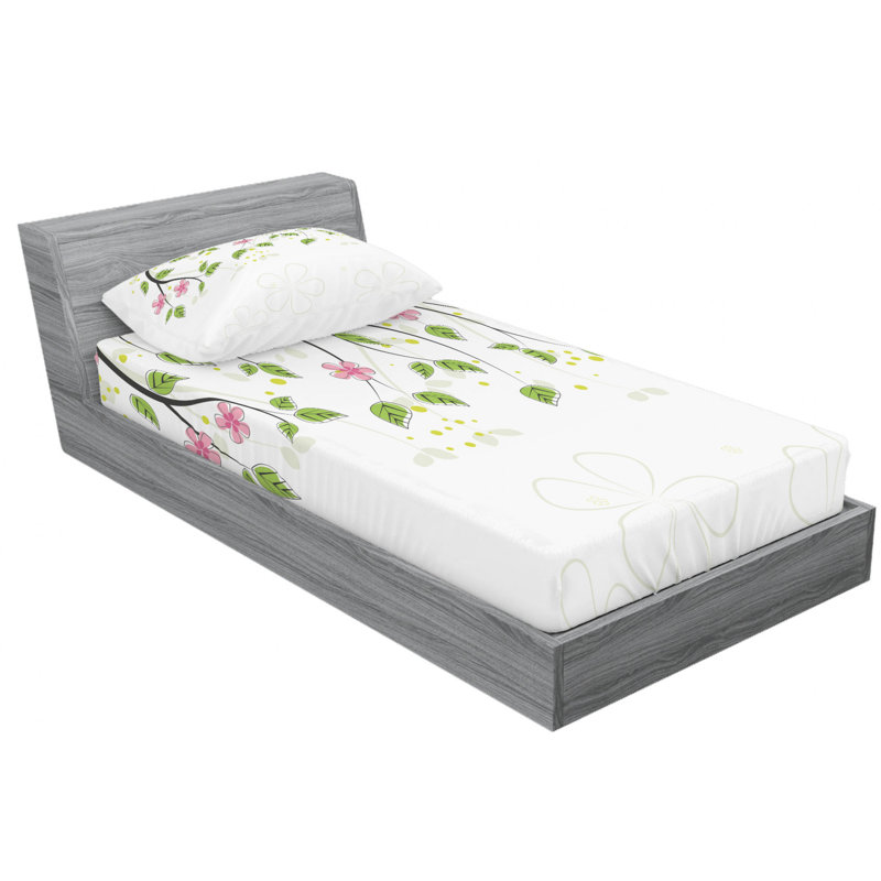 Microfiber Sheet Set, Twin XL Sheet Set with Fitted Sheet