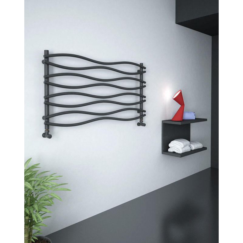 Henn Designer Towel Rail Heated Towel Rails, Anthracite