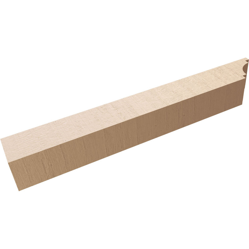 Queue de chevron en faux bois de cèdre Timberthane, l 4 po x H 4 po x L 32 po, brun clair, H 7 po x l 35 po x P 7 po