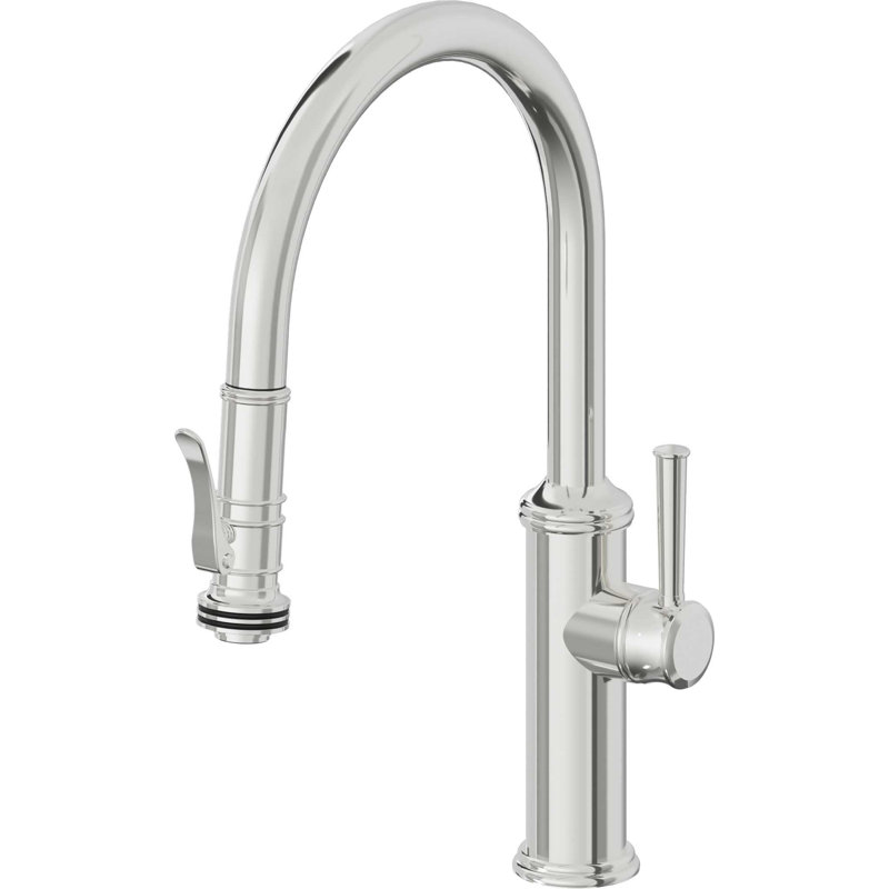 Davoli Kitchen Faucet, Polished Chrome