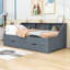  Lit de jour Phill en bois avec couchette, ports USB et 2 tiroirs Phill-1912304235