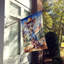 Drapeau Cowboy Welcome House-112699345