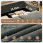 Canapé-lit convertible 4 places, chenille gris foncé, port USB