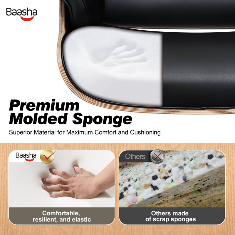 with Headrest, Gold/Black