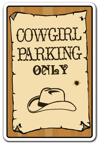 Enseigne de cow-boy Parkink