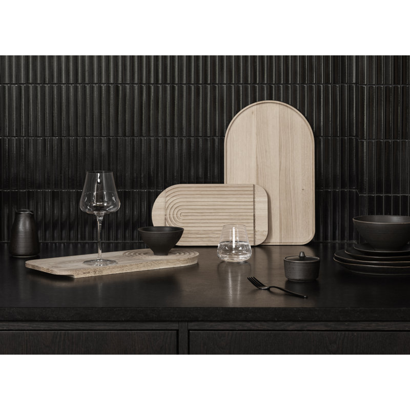 Kumi Ceramic Dinner Plate, Espresso