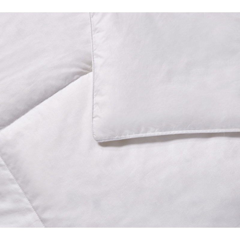 Twin White Cotton Down Feather Bedspread